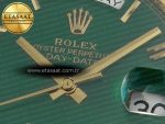 Day Date 40 YG 228238 ARF 1:1 Best Edition Green Roman Dial on President Bracelet VR3255 - Görsel 11