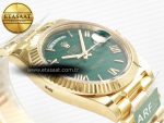 Day Date 40 YG 228238 ARF 1:1 Best Edition Green Roman Dial on President Bracelet VR3255 - Görsel 7