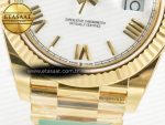Day Date 40 YG 228238 ARF 1:1 Best Edition White Roman Dial on President Bracelet VR3255 - Görsel 13
