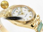 Day Date 40 YG 228238 ARF 1:1 Best Edition White Roman Dial on President Bracelet VR3255 - Görsel 7