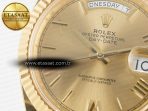 Day Date 40 YG 228238 ARF 1:1 Best Edition YG Roman Dial on President Bracelet VR3255 - Görsel 12