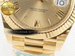 Day Date 40 YG 228238 ARF 1:1 Best Edition YG Roman Dial on President Bracelet VR3255 - Görsel 13
