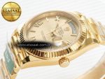Day Date 40 YG 228238 ARF 1:1 Best Edition YG Roman Dial on President Bracelet VR3255 - Görsel 6