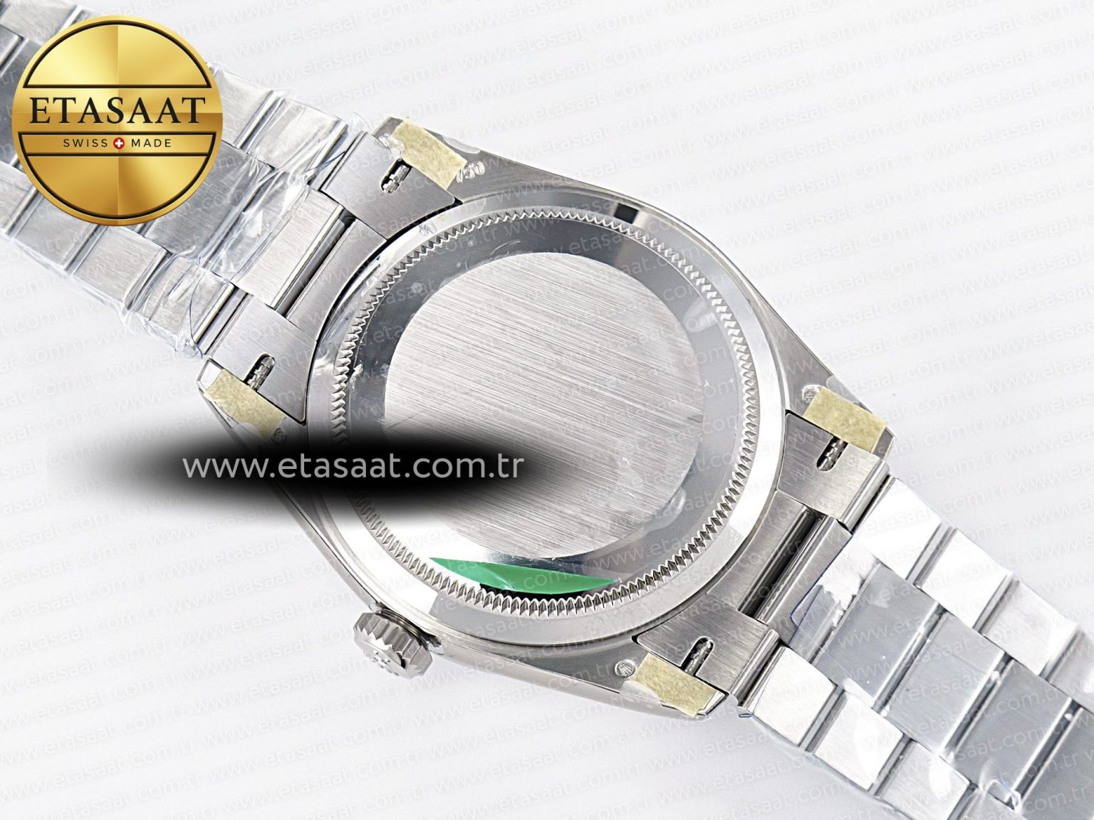Daydate 128239 36mm Colour Jigsaw Puzzle SS QHF Best Edition Turquoise Blue Dial on SS President Bracelet A2834 - Görsel 15