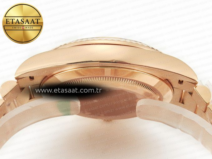 DayDate 40 228235 ARF 904L Steel Brown Stick Dial on President Bracelet VR3255 - Görsel 14