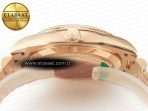 DayDate 40 228235 ARF 904L Steel Brown Stick Dial on President Bracelet VR3255 - Görsel 15