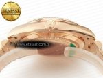DayDate 40 228235 ARF 904L Steel Brown Stick Dial on President Bracelet VR3255 - Görsel 15