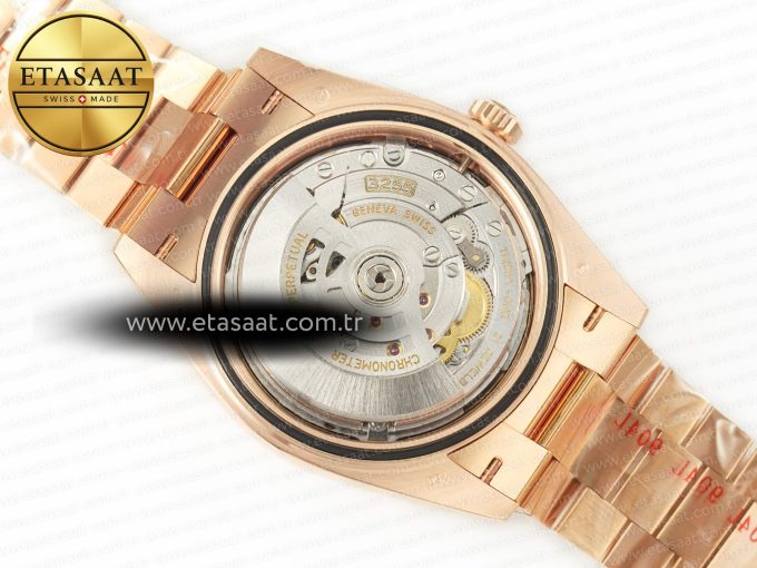 DayDate 40 228235 ARF 904L Steel Brown Stick Dial on President Bracelet VR3255 - Görsel 19