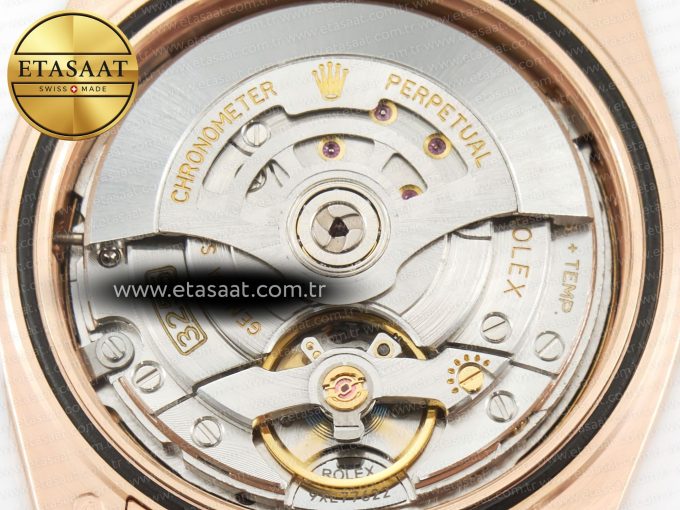 DayDate 40 228235 ARF 904L Steel Brown Stick Dial on President Bracelet VR3255 - Görsel 20