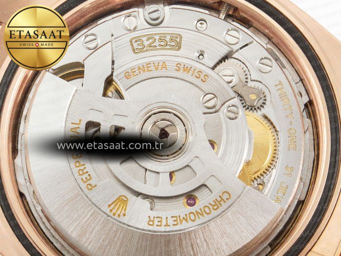 DayDate 40 228235 ARF 904L Steel Brown Stick Dial on President Bracelet VR3255 - Görsel 21