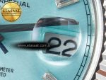 DayDate 40 228236 ARF 904L Steel Tiffany Blue Crystal Diamonds Bezel on President Bracelet VR3255 - Görsel 11