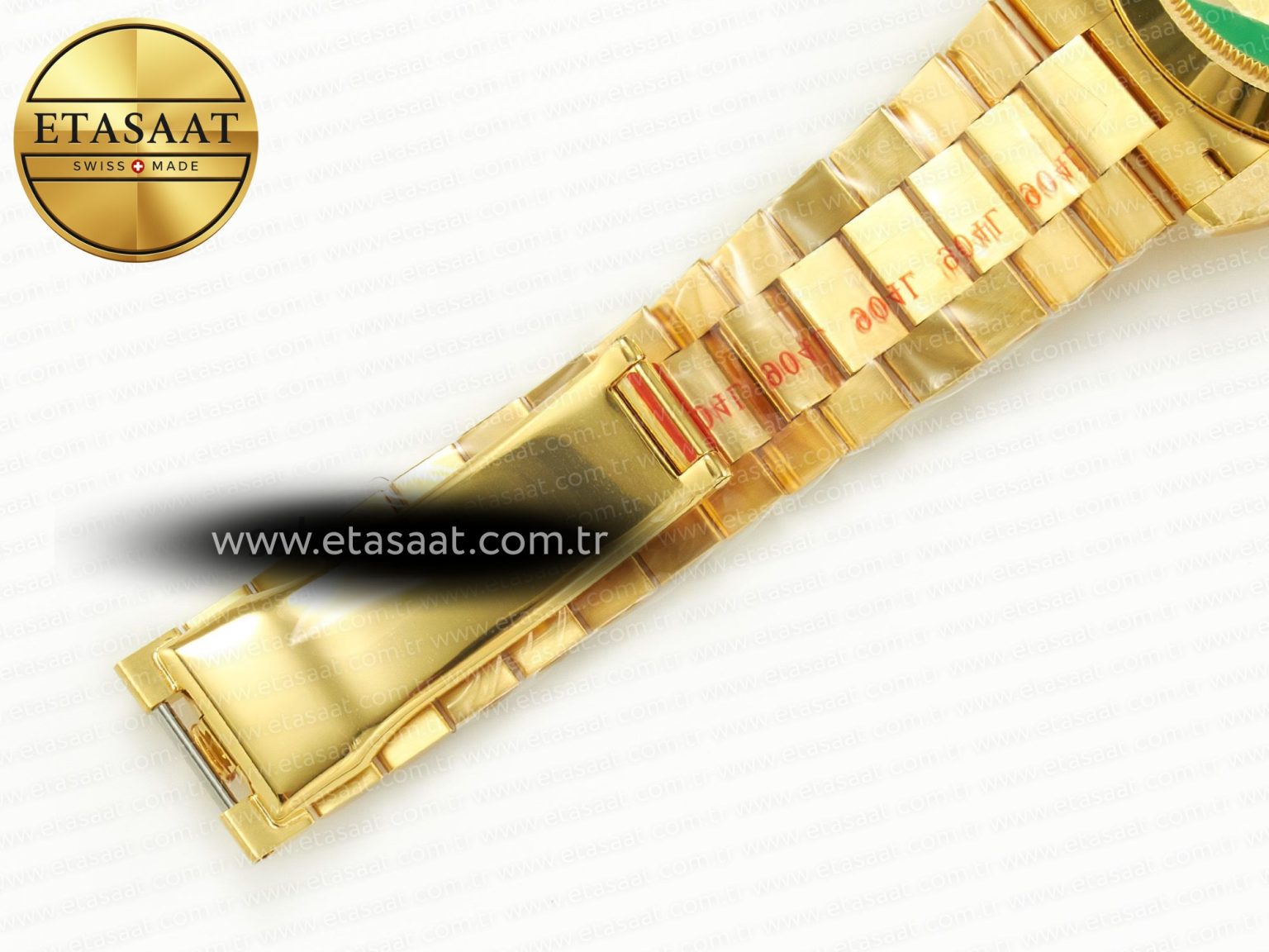 DayDate 40 228238 ARF 904L Steel Black Crystal Diamonds Bezel on President Bracelet VR3255 - Görsel 27