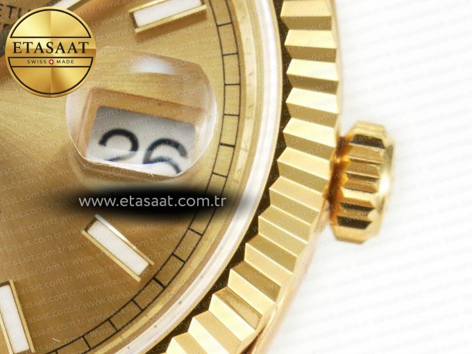 DayDate 40 228238 ARF 904L Steel Gold Stick Dial on President Bracelet VR3255 - Görsel 11