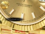 DayDate 40 228238 ARF 904L Steel Gold Stick Dial on President Bracelet VR3255 - Görsel 12
