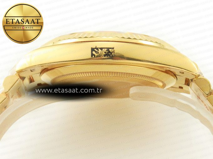 DayDate 40 228238 ARF 904L Steel Gold Stick Dial on President Bracelet VR3255 - Görsel 13