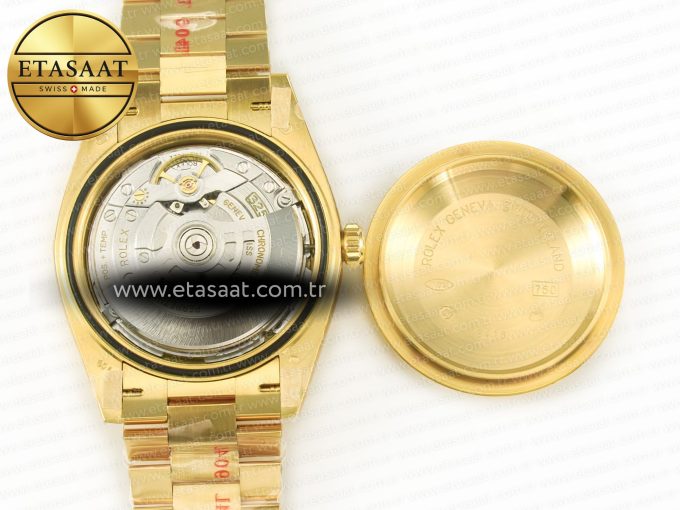 DayDate 40 228238 ARF 904L Steel Gold Stick Dial on President Bracelet VR3255 - Görsel 17