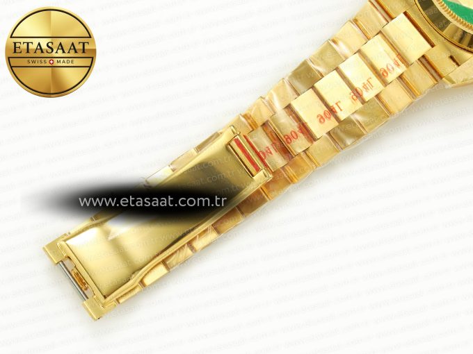 DayDate 40 228238 ARF 904L Steel Gold Stick Dial on President Bracelet VR3255 - Görsel 27