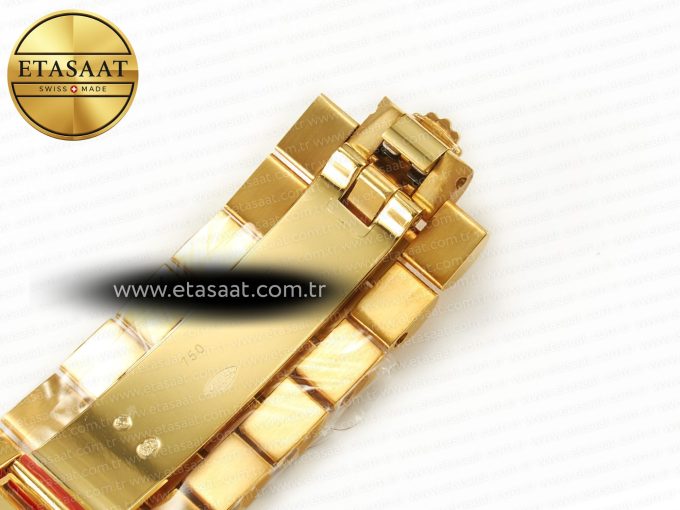 DayDate 40 228238 ARF 904L Steel Gold Stick Dial on President Bracelet VR3255 - Görsel 32