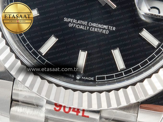DayDate 40 228239 ARF 904L Steel Black Dial on President Bracelet VR3255 - Görsel 12