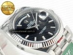 DayDate 40 228239 ARF 904L Steel Black Dial on President Bracelet VR3255 - Görsel 7