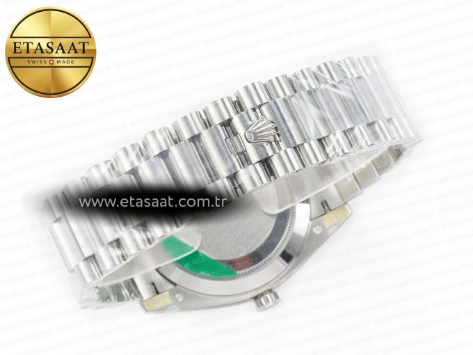 DayDate 40 228239 ARF 904L Steel Grey Stick Dial on President Bracelet VR3255 - Görsel 16