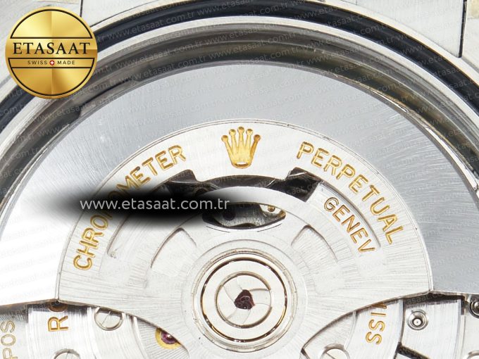 DayDate 40 228239 ARF 904L Steel Grey Stick Dial on President Bracelet VR3255 - Görsel 20