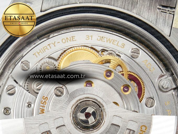 DayDate 40 228239 ARF 904L Steel Grey Stick Dial on President Bracelet VR3255 - Görsel 21