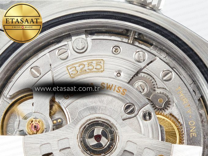 DayDate 40 228239 ARF 904L Steel Grey Stick Dial on President Bracelet VR3255 - Görsel 22