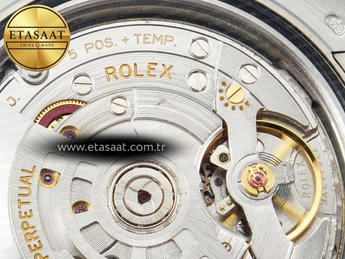 DayDate 40 228239 ARF 904L Steel Grey Stick Dial on President Bracelet VR3255 - Görsel 23