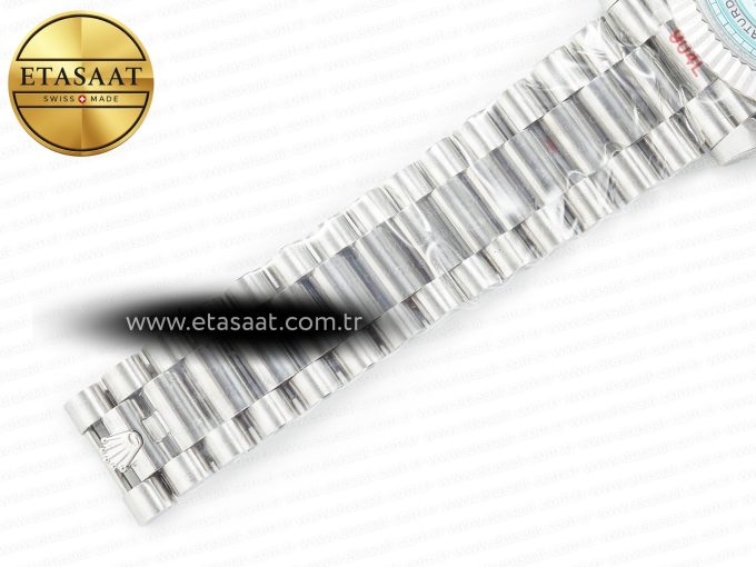 DayDate 40 228239 ARF 904L Steel Grey Stick Dial on President Bracelet VR3255 - Görsel 27