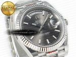 DayDate 40 228239 ARF 904L Steel Grey Stick Dial on President Bracelet VR3255 - Görsel 5