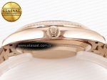 DayDate 40 RG GSF GAIN WEIGHT GREEN ROMAN DIAL ON PRESIDENT BRACELET A2836 - Görsel 10