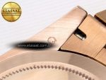 DayDate 40 RG GSF GAIN WEIGHT GREEN ROMAN DIAL ON PRESIDENT BRACELET A2836 - Görsel 13