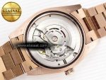 DayDate 40 RG GSF GAIN WEIGHT GREEN ROMAN DIAL ON PRESIDENT BRACELET A2836 - Görsel 18