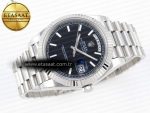 DayDate 40 SS GSF GAIN WEIGHT BLACK STICK DIAL ON PRESIDENT BRACELET A2836 - Görsel 7