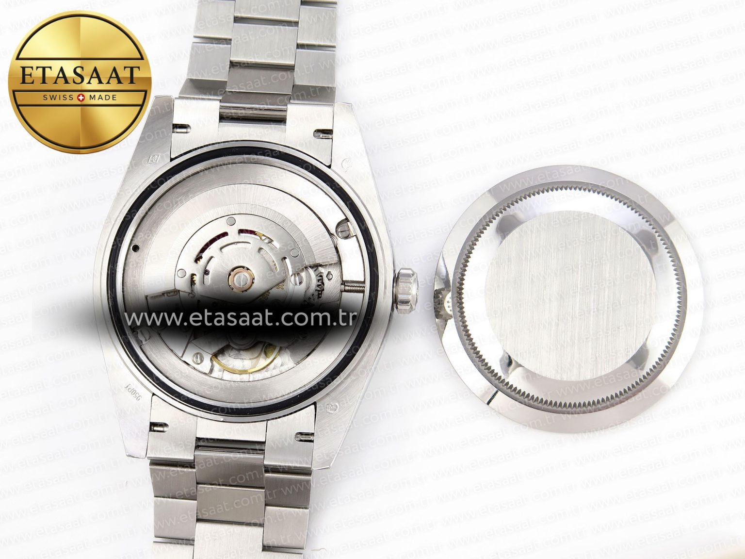 DayDate 40 SS GSF GAIN WEIGHT METEORITE CRYSTAL DIAL DIAMONDS BEZEL ON PRESIDENT BRACELET A2836 - Görsel 13