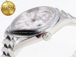 DayDate 40 SS GSF GAIN WEIGHT METEORITE CRYSTAL DIAL DIAMONDS BEZEL ON PRESIDENT BRACELET A2836 - Görsel 8