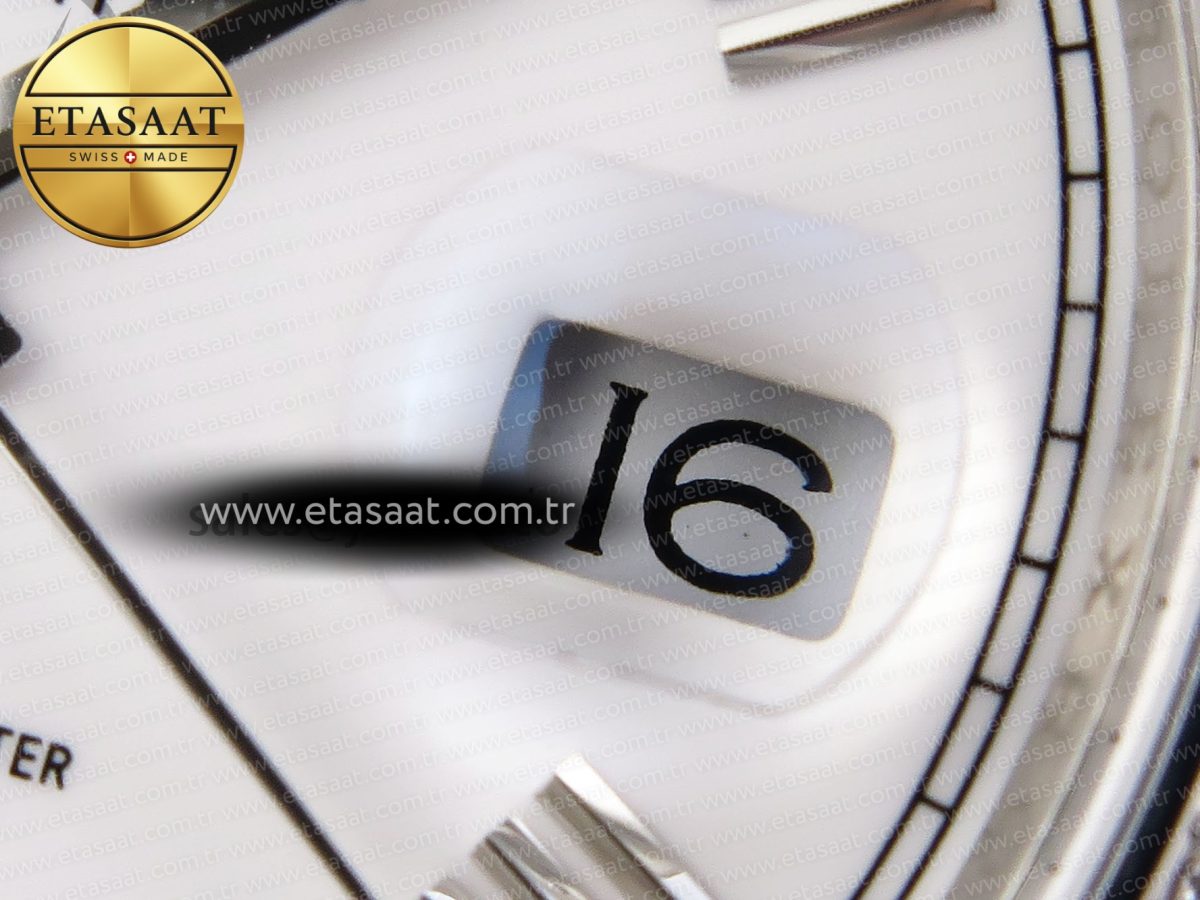 DayDate 40 SS GSF GAIN WEIGHT WHITE ROMAN DIAL DIAMONDS BEZEL ON PRESIDENT BRACELET A2836 - Görsel 25