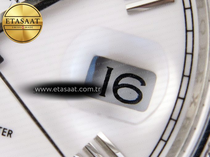 DayDate 40 SS GSF GAIN WEIGHT WHITE ROMAN DIAL DIAMONDS BEZEL ON PRESIDENT BRACELET A2836 - Görsel 25