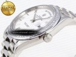 DayDate 40 SS GSF GAIN WEIGHT WHITE ROMAN DIAL DIAMONDS BEZEL ON PRESIDENT BRACELET A2836 - Görsel 8