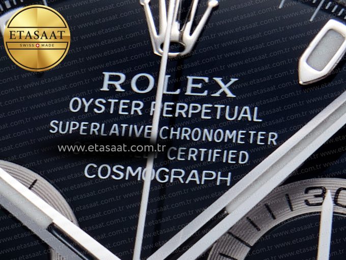 Daytona 116500 LN 904L SS Case ZF 1:1 Best Edition Black Dial On 904L SS Bracelet SH4130 - Görsel 10