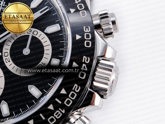 Daytona 116500 LN 904L SS Case ZF 1:1 Best Edition Black Dial On 904L SS Bracelet SH4130 - Görsel 11