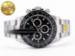 Daytona 116500 LN 904L SS Case ZF 1:1 Best Edition Black Dial On 904L SS Bracelet SH4130 - Görsel 7