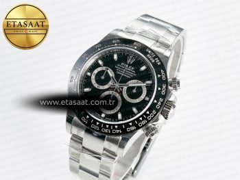 Daytona 116500 VSF 1:1 Best Edition 904L Steel Black Dial on SS Braclet DD4130