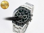 Daytona 116500 VSF 1:1 Best Edition 904L Steel Black Dial on SS Braclet DD4130 - Görsel 2