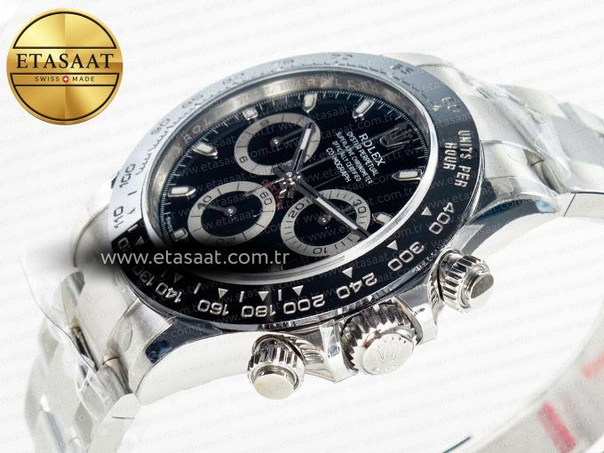 Daytona 116500 VSF 1:1 Best Edition 904L Steel Black Dial on SS Braclet DD4130 - Görsel 6