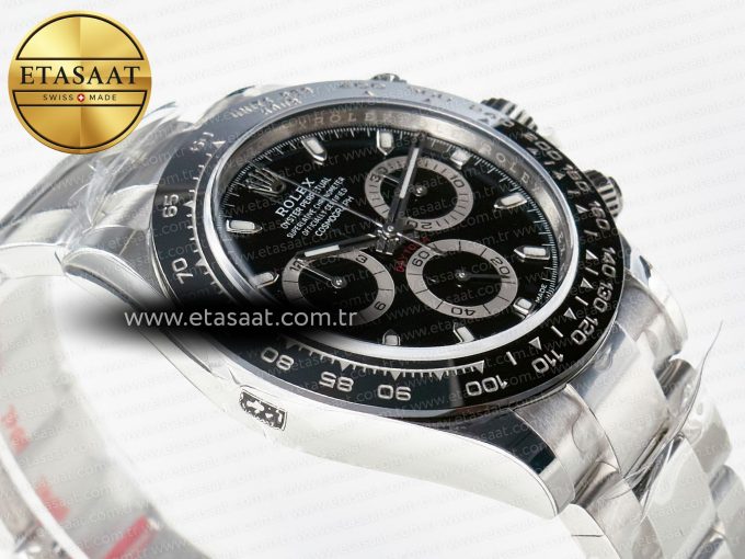 Daytona 116500 VSF 1:1 Best Edition 904L Steel Black Dial on SS Braclet DD4130 - Görsel 7
