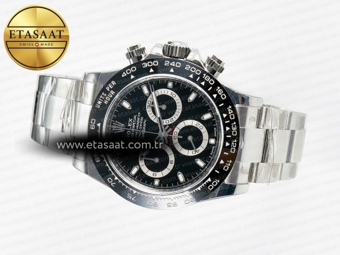 Daytona 116500 VSF 1:1 Best Edition 904L Steel Black Dial on SS Braclet DD4130 - Görsel 9