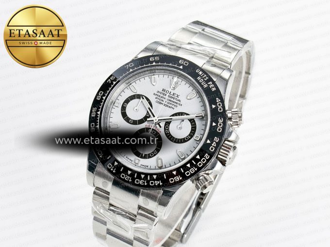 Daytona 116500 VSF 1:1 Best Edition 904L Steel White Dial on SS Braclet DD4130 - Görsel 1