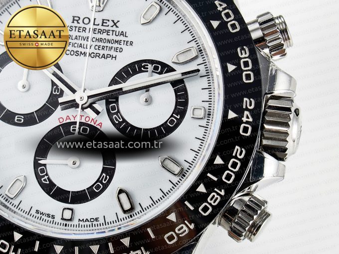 Daytona 116500 VSF 1:1 Best Edition 904L Steel White Dial on SS Braclet DD4130 - Görsel 11